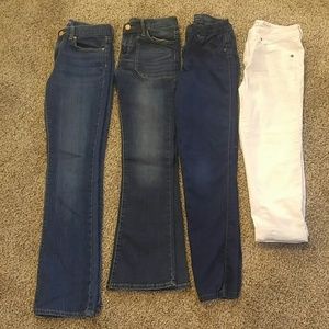 4 pairs Girls jeans